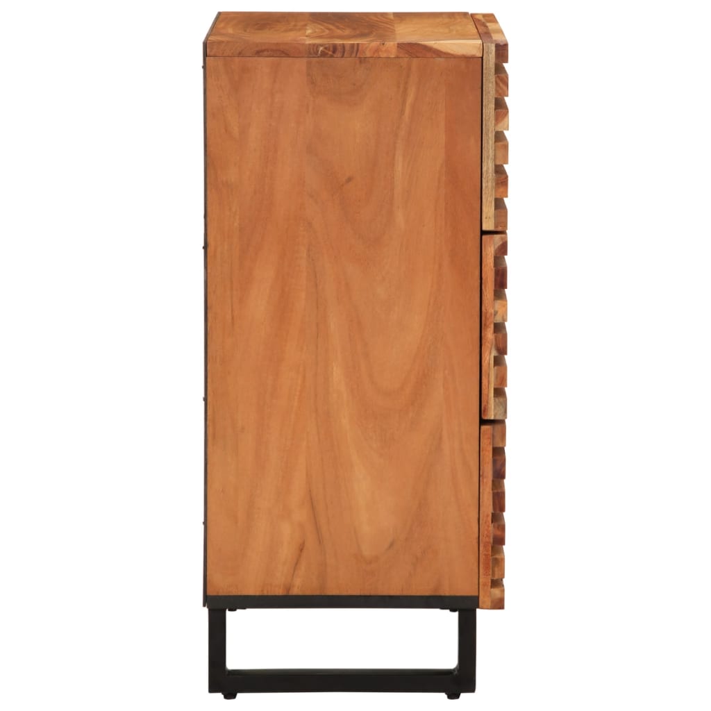 vidaXL Ντουλάπι 60 x 34 x 75 εκ. από Μασίφ Ξύλο Ακακίας