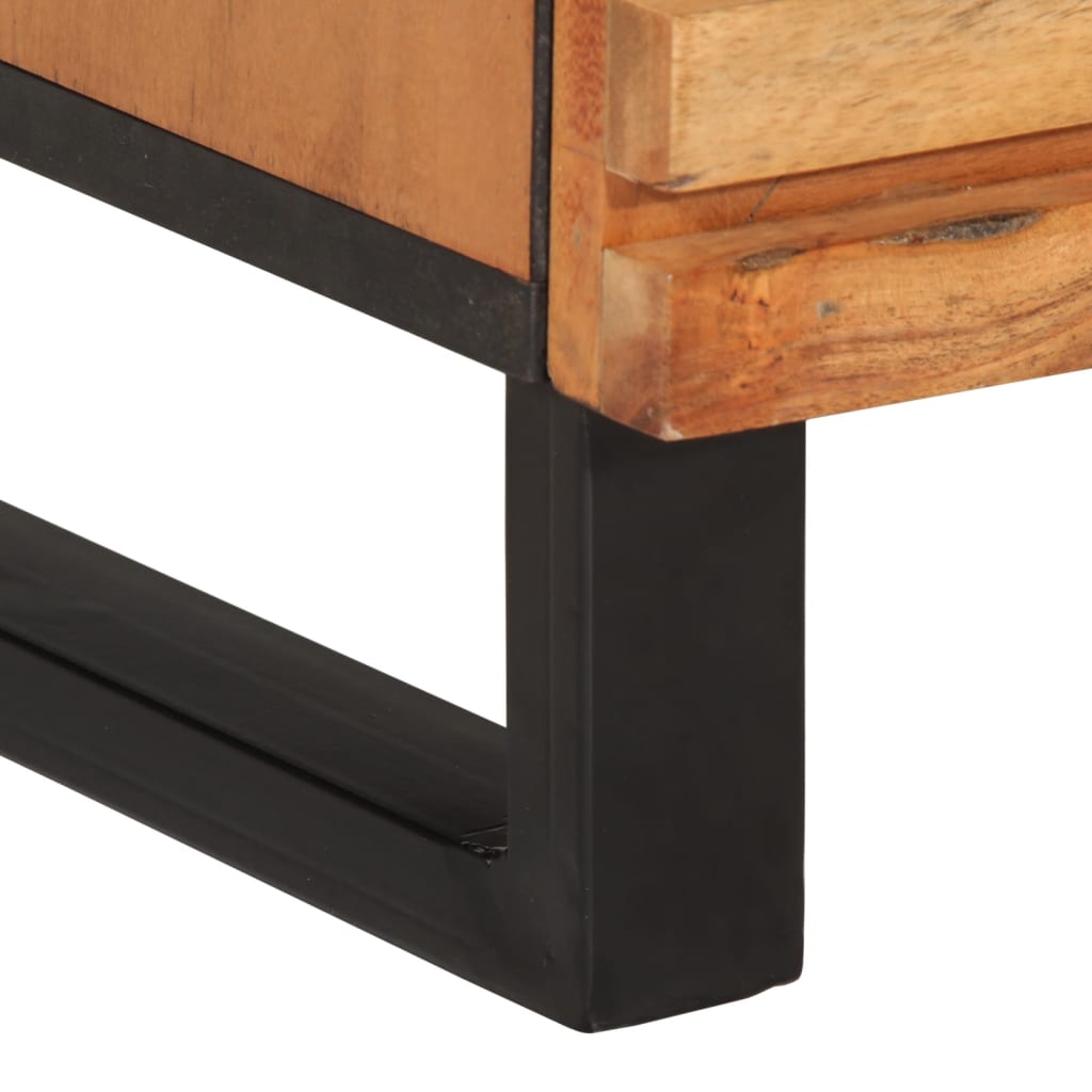 vidaXL Ντουλάπι 60 x 34 x 75 εκ. από Μασίφ Ξύλο Ακακίας