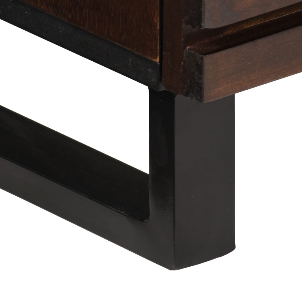 vidaXL Ντουλάπι Καφέ 60 x 34 x 75 εκ. από Μασίφ Ξύλο Μάνγκο