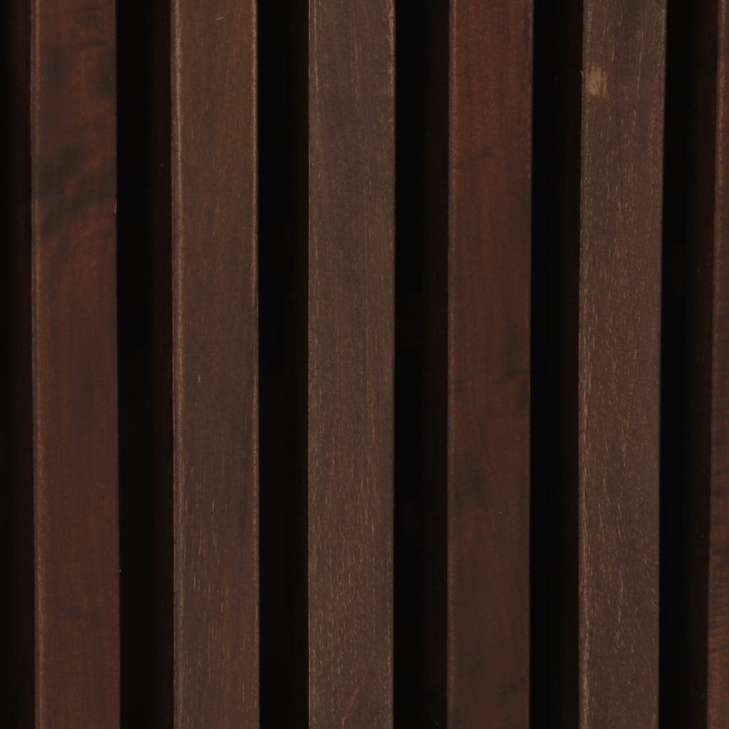 vidaXL Ντουλάπι Μπάνιου Επιτοίχιο Καφέ 38x34x48 εκ. Μασίφ Ξύλο Μάνγκο