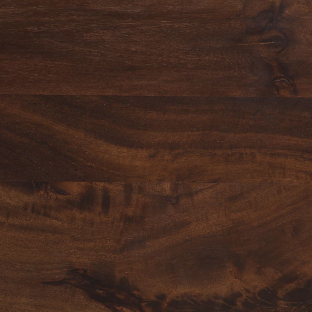 vidaXL Ντουλάπι Μπάνιου Επιτοίχιο Καφέ 38x34x48 εκ. Μασίφ Ξύλο Μάνγκο