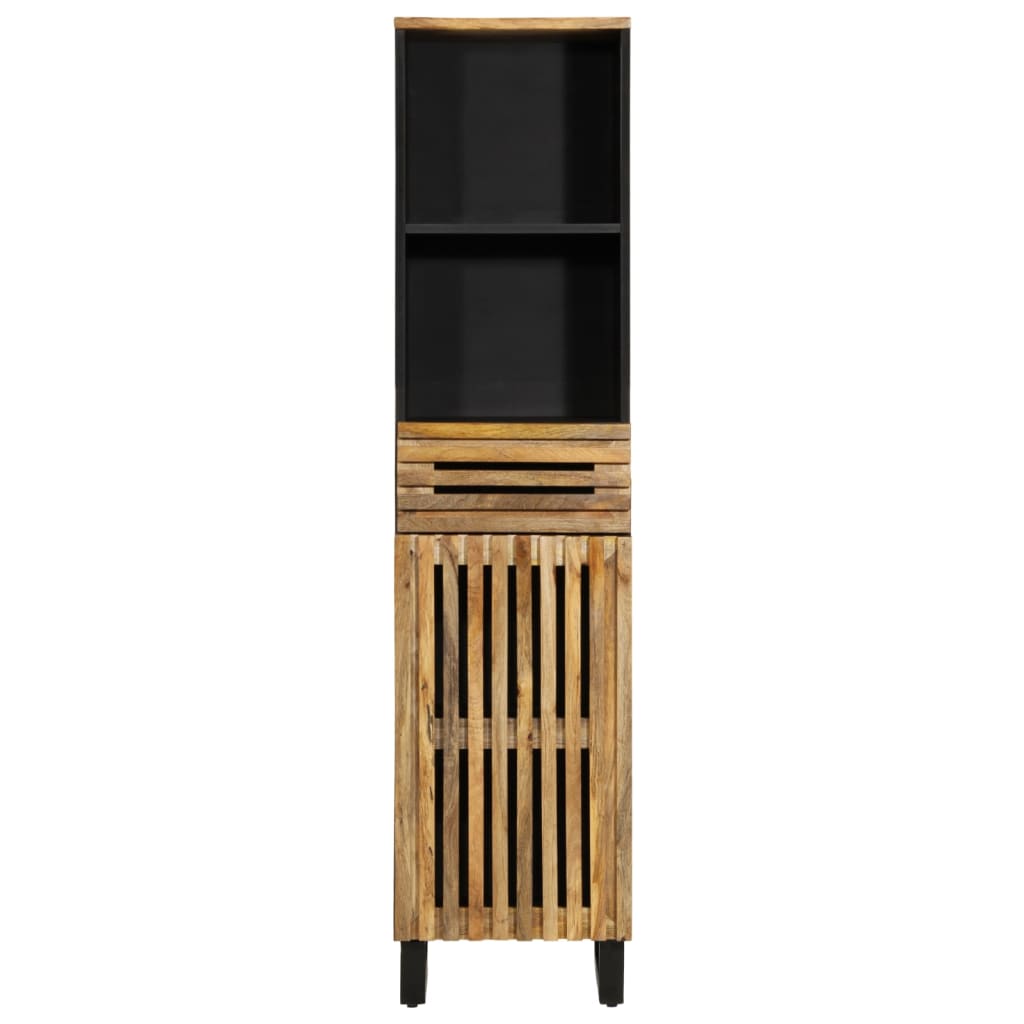 vidaXL Ντουλάπι 38 x 34 x 160 εκ. από Μασίφ Ακατέργαστο Ξύλο Μάνγκο