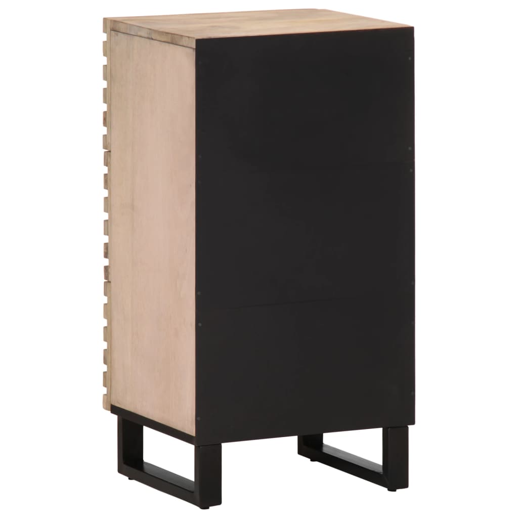 vidaXL Ντουλάπι 40x34x75 εκ. από Μασίφ Ξύλο Μάνγκο