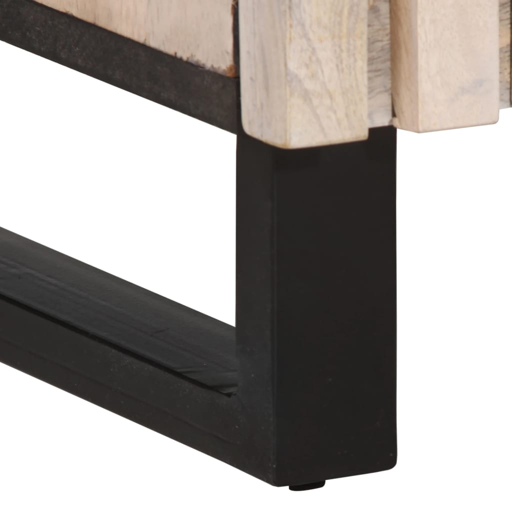 vidaXL Ντουλάπι 60 x 34 x 75 εκ. από Μασίφ Ξύλο Μάνγκο