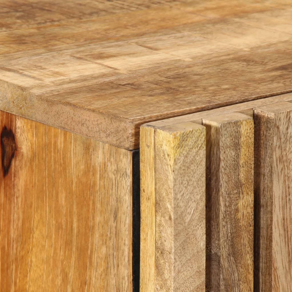 vidaXL Ντουλάπι 60x34x100 εκ. από Μασίφ Ακατέργαστο Ξύλο Μάνγκο