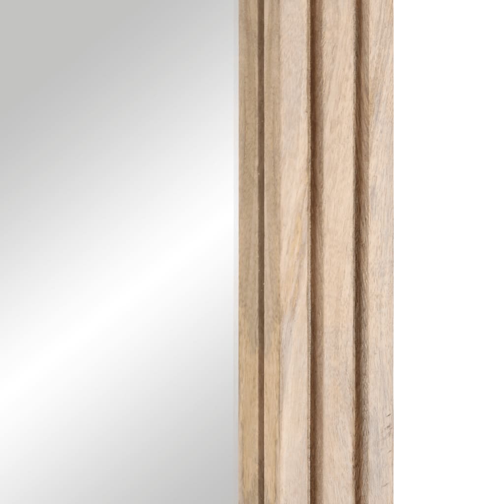 vidaXL Καθρέφτης Μπάνιου 50x70 εκ. από Μασίφ Ξύλο Μάνγκο/Γυαλί