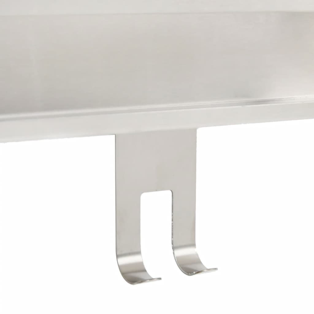 vidaXL Καλαθάκι Ντους Κρεμαστό Βουρτσ. 304 Αν. Ατσάλι