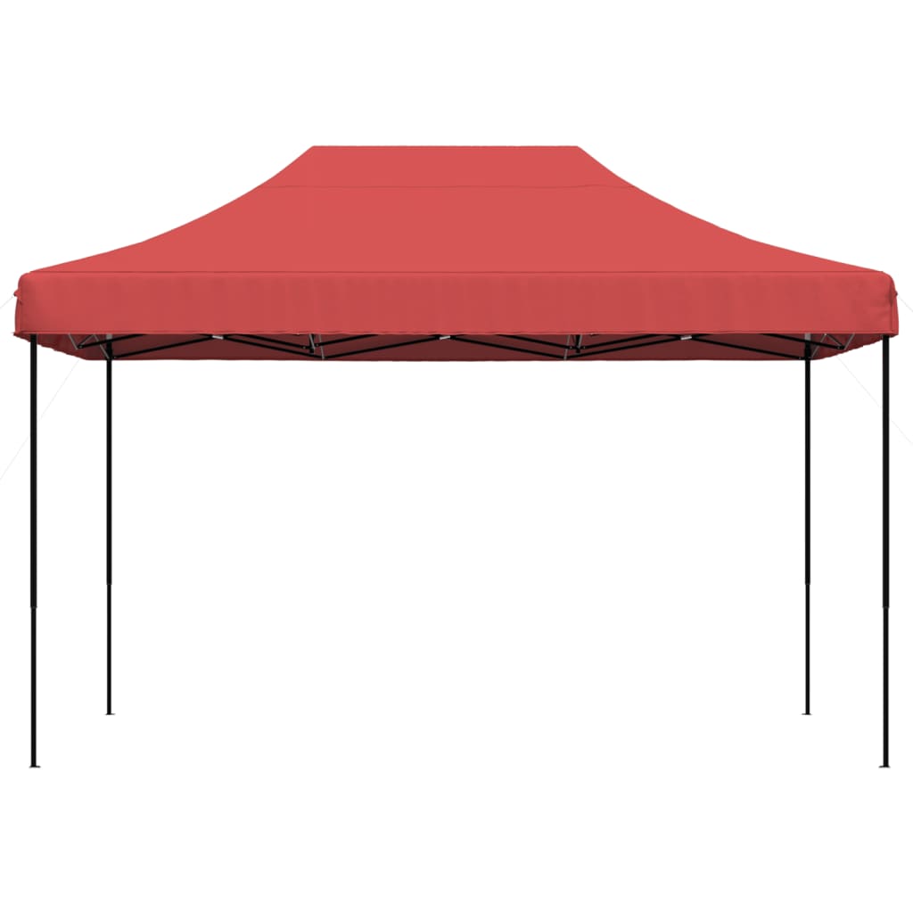 vidaXL Τέντα Εκδηλώσεων Πτυσσόμενη Pop-Up Μπορντό 410x279x315 εκ.