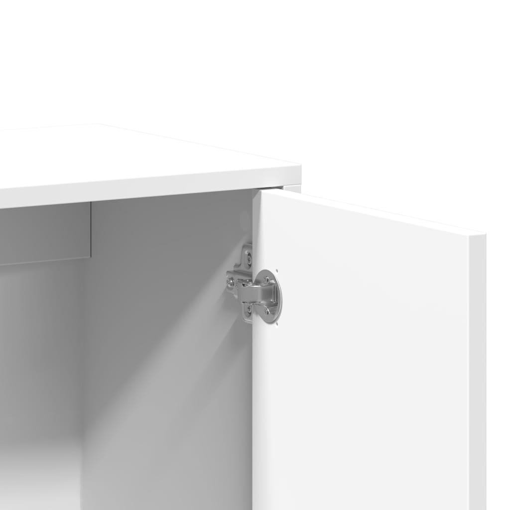 vidaXL Βοηθητικό Ντουλάπι Λευκό 60x31x70 εκ. από Επεξεργασμένο Ξύλο