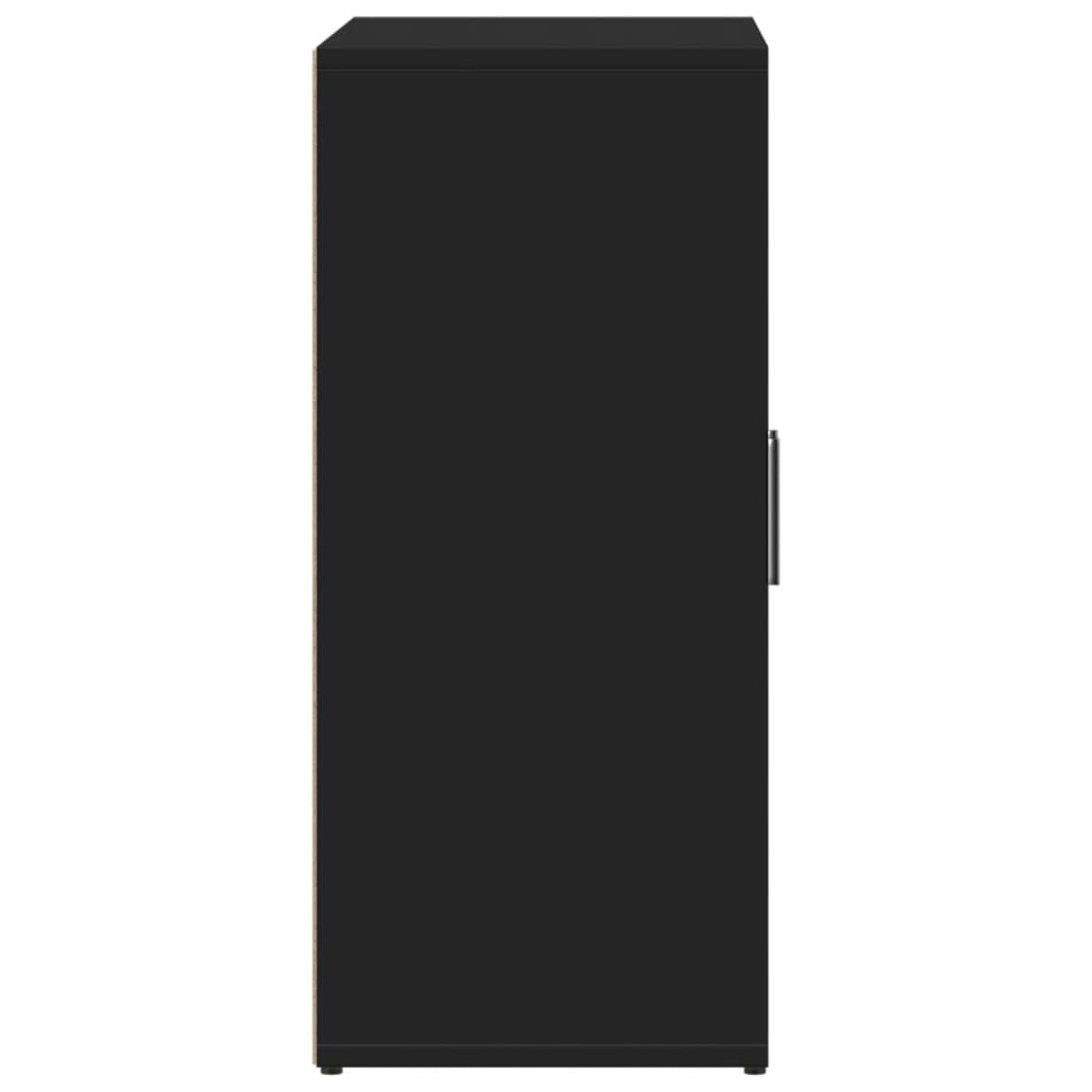 vidaXL Βοηθητικό Ντουλάπι Μαύρο 60x31x70 εκ. από Επεξεργασμένο Ξύλο