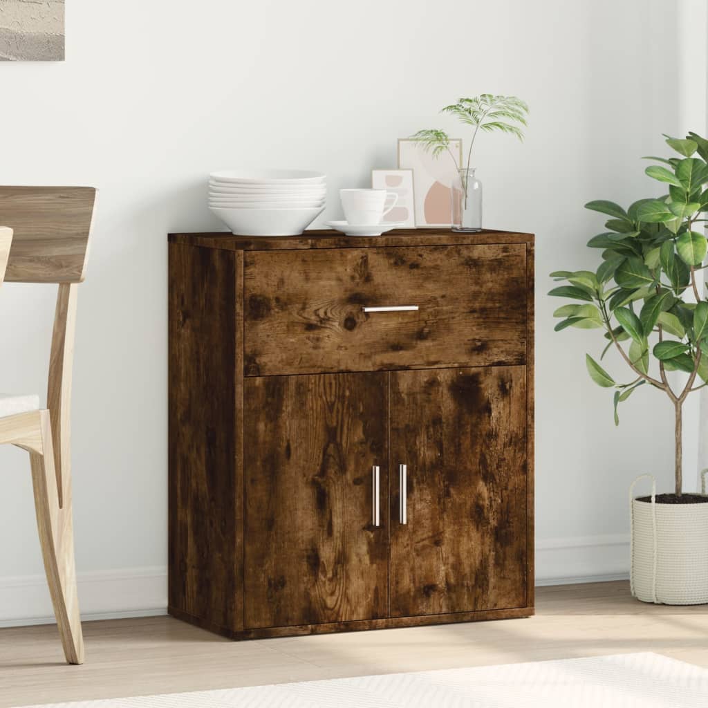 vidaXL Βοηθητικό Ντουλάπι Καπνιστή Δρυς 60x31x70εκ. Επεξεργασμένο Ξύλο