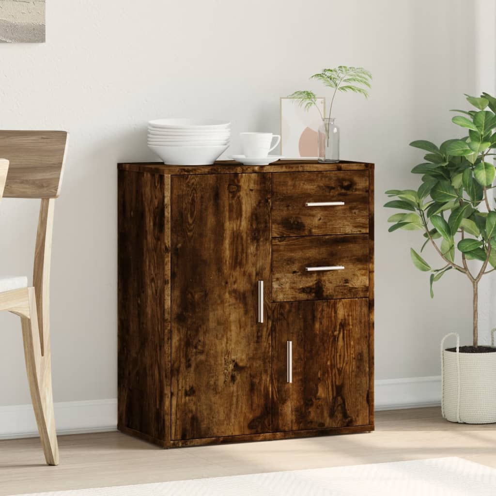vidaXL Βοηθητικό Ντουλάπι Καπνιστή Δρυς 60x31x70εκ. Επεξεργασμένο Ξύλο