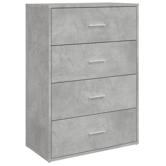vidaXL Ντουλάπι Γκρι Σκυροδέματος 60x31x84 εκ. Επεξεργασμένο Ξύλο