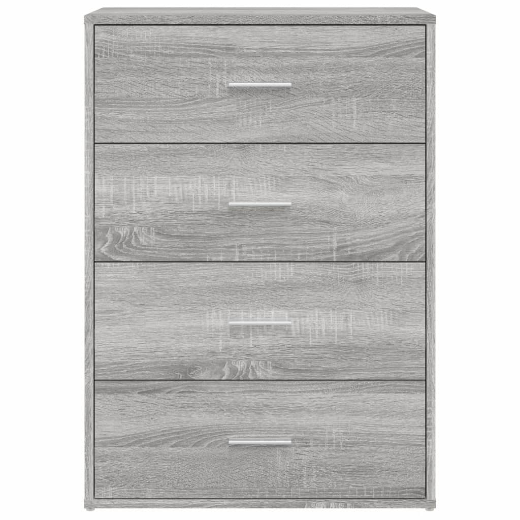 vidaXL Μπουφές Γκρι Sonoma 60x31x84 εκ. από Επεξεργασμένο Ξύλο