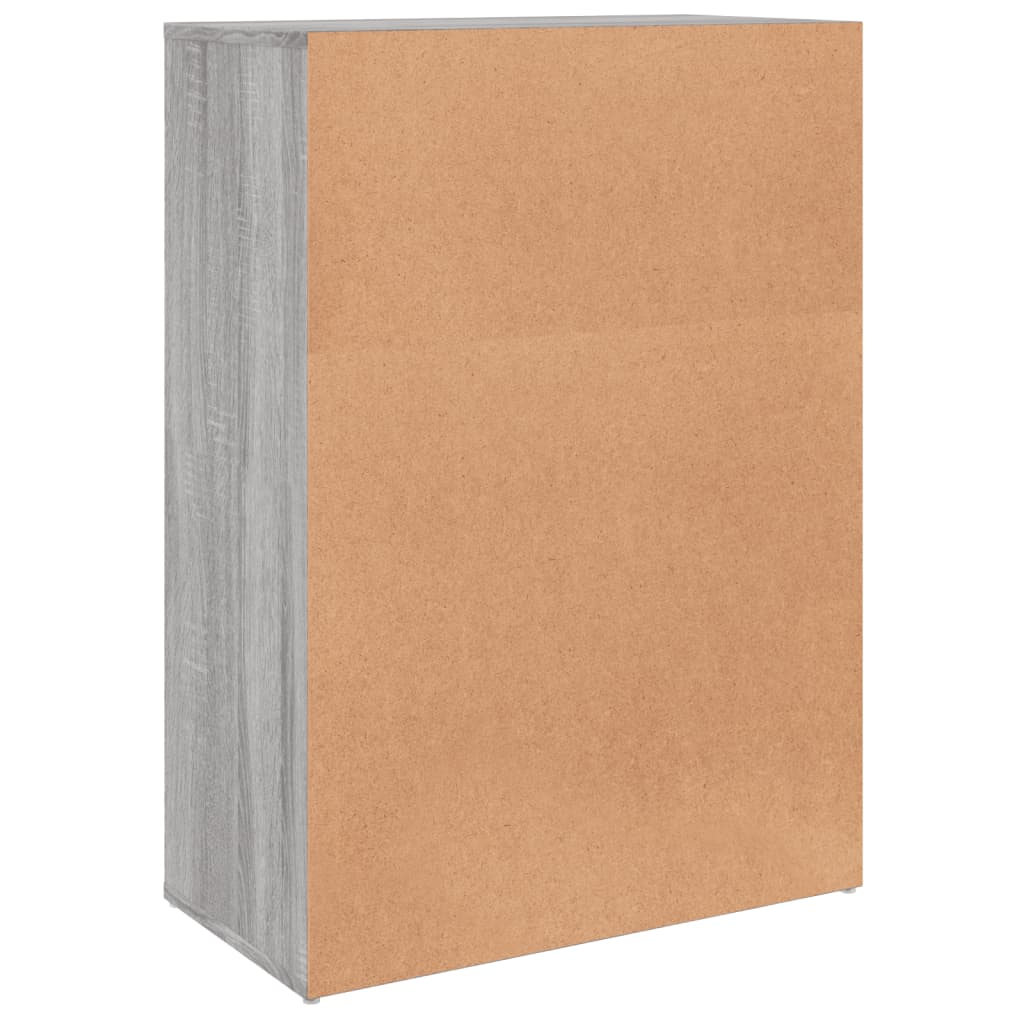 vidaXL Μπουφές Γκρι Sonoma 60x31x84 εκ. από Επεξεργασμένο Ξύλο