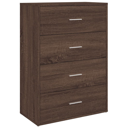 vidaXL Ντουλάπι Καφέ Δρυς 60 x 31 x 84 εκ. από Επεξεργ. Ξύλο