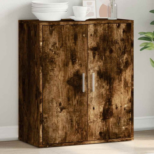 vidaXL Βοηθητικό Ντουλάπι Καπνιστή Δρυς 79x38x80εκ. Επεξεργασμένο Ξύλο