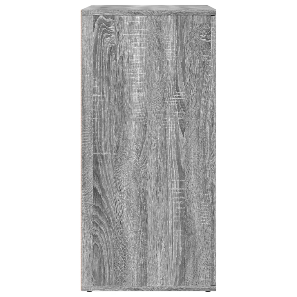 vidaXL Μπουφές Γκρι Sonoma 79x38x80 εκ. από Επεξεργασμένο Ξύλο