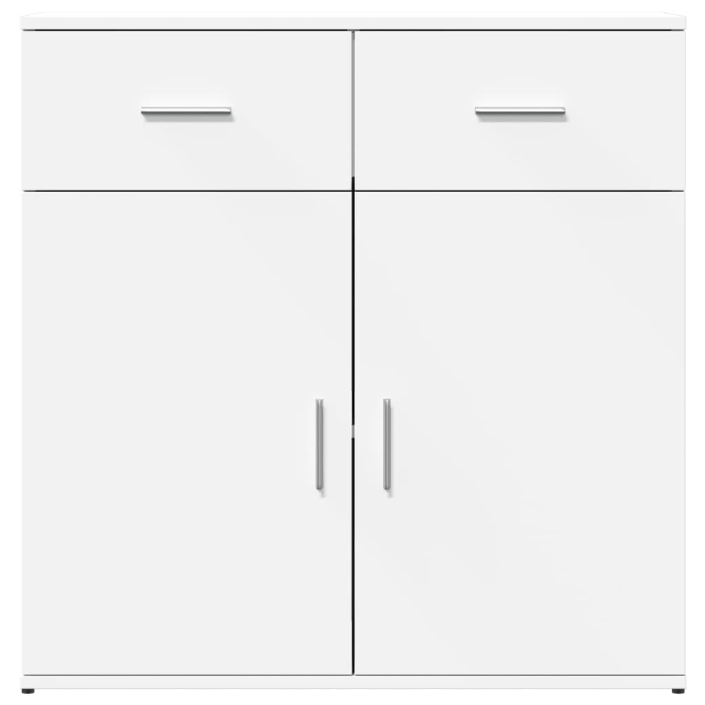 vidaXL Ραφιέρα Λευκή 79 x 38 x 80 εκ. από Επεξεργασμένο Ξύλο
