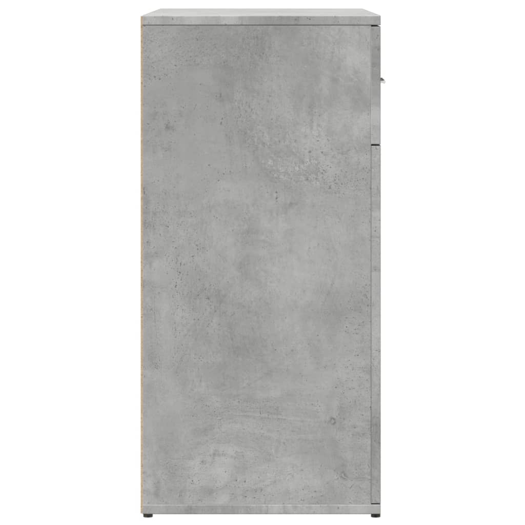 vidaXL Ντουλάπι Γκρι Σκυροδέματος 79x38x80 εκ. Επεξεργασμένο Ξύλο