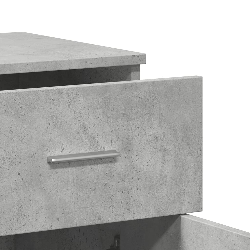 vidaXL Ντουλάπι Γκρι Σκυροδέματος 79x38x80 εκ. Επεξεργασμένο Ξύλο