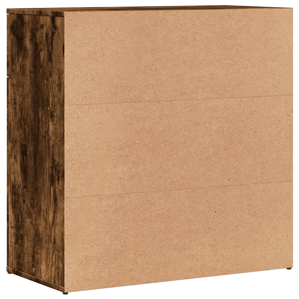 vidaXL Βοηθητικό Ντουλάπι Καπνιστή Δρυς 79x38x80εκ. Επεξεργασμένο Ξύλο