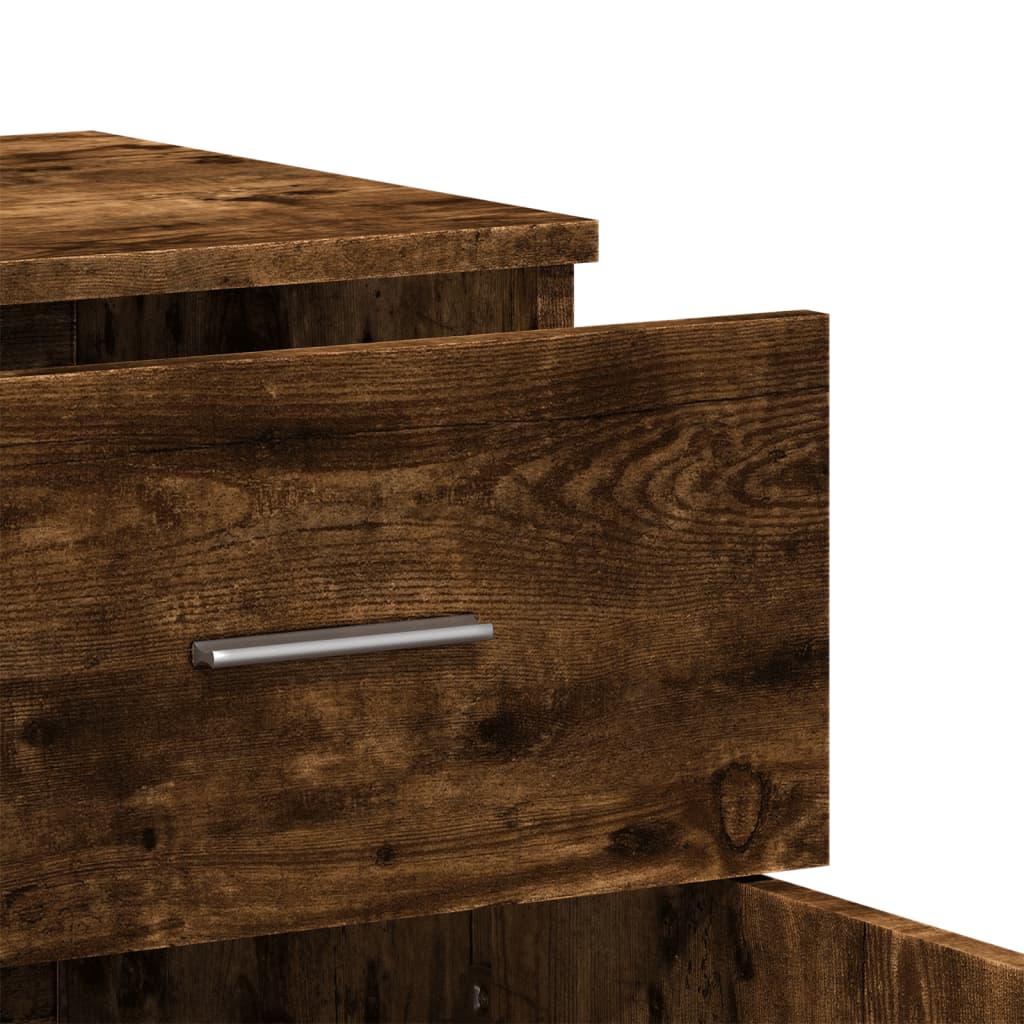 vidaXL Βοηθητικό Ντουλάπι Καπνιστή Δρυς 79x38x80εκ. Επεξεργασμένο Ξύλο