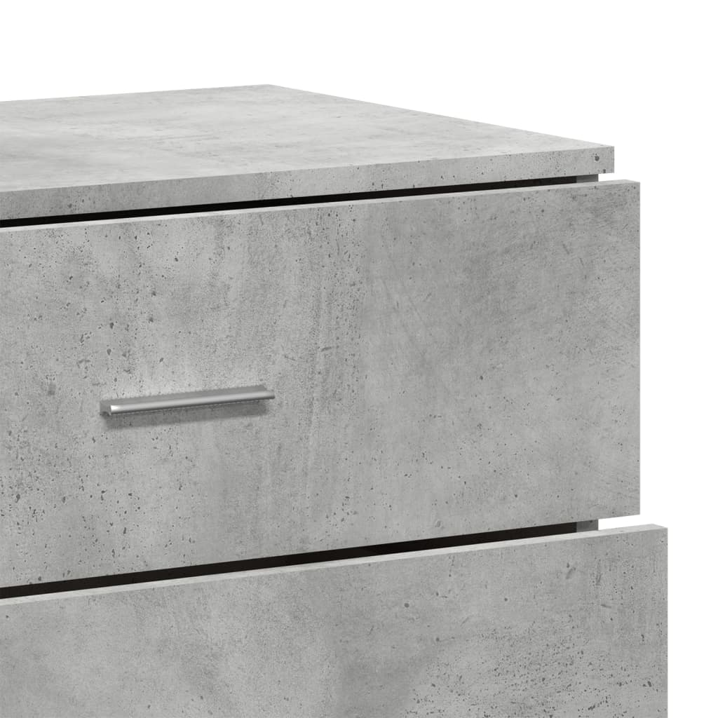 vidaXL Ντουλάπι Γκρι Σκυροδέματος 60x39x80 εκ. Επεξεργασμένο Ξύλο
