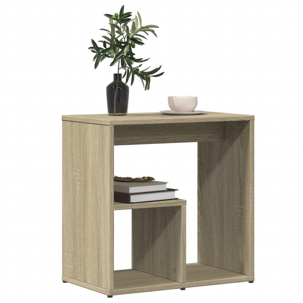 vidaXL Τραπέζια Βοηθητικά 2 τεμ Sonoma Δρυς 50x30x50 εκ. Επεξ. Ξύλο