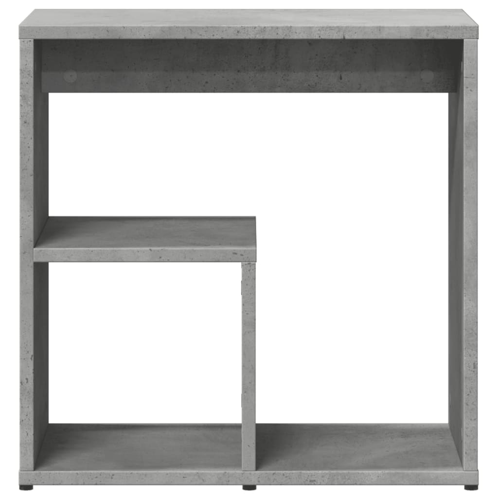 vidaXL Βοηθητικά Τραπέζια 2 τεμ Γκρι Σκυροδ. 50x30x50 εκ. Επεξ. Ξύλο