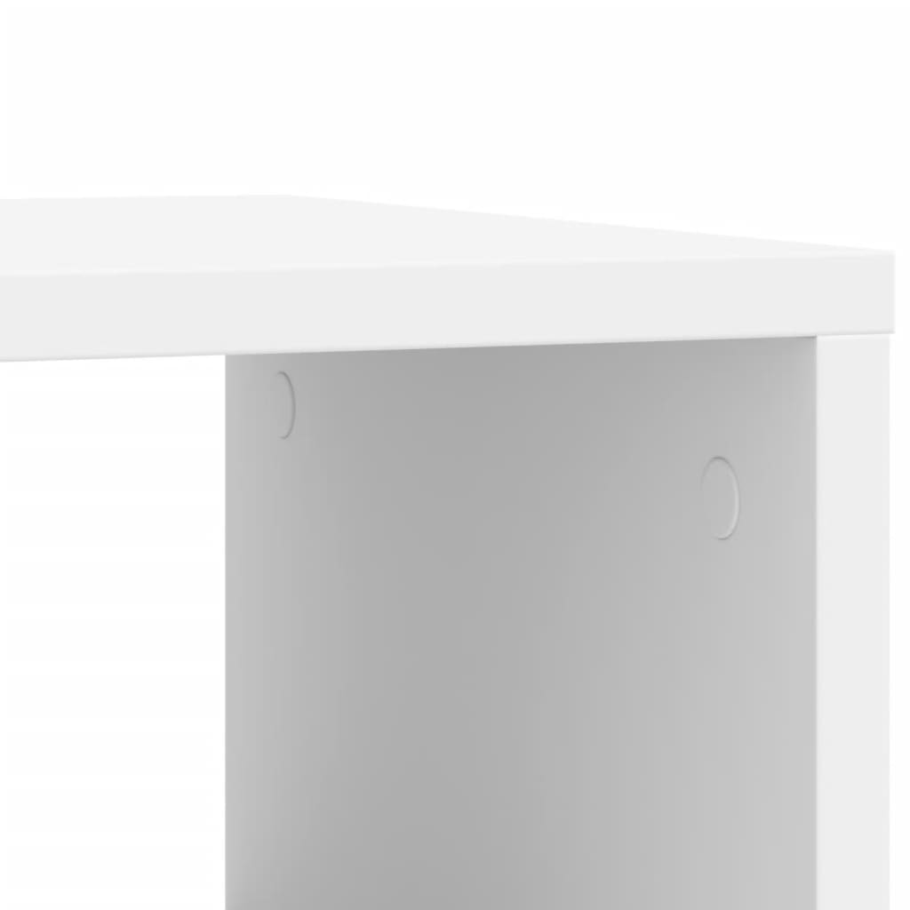 vidaXL Βοηθητικό Τραπέζι με Ρόδες Λευκό 50x30x55 εκ. Επεξεργ. Ξύλο