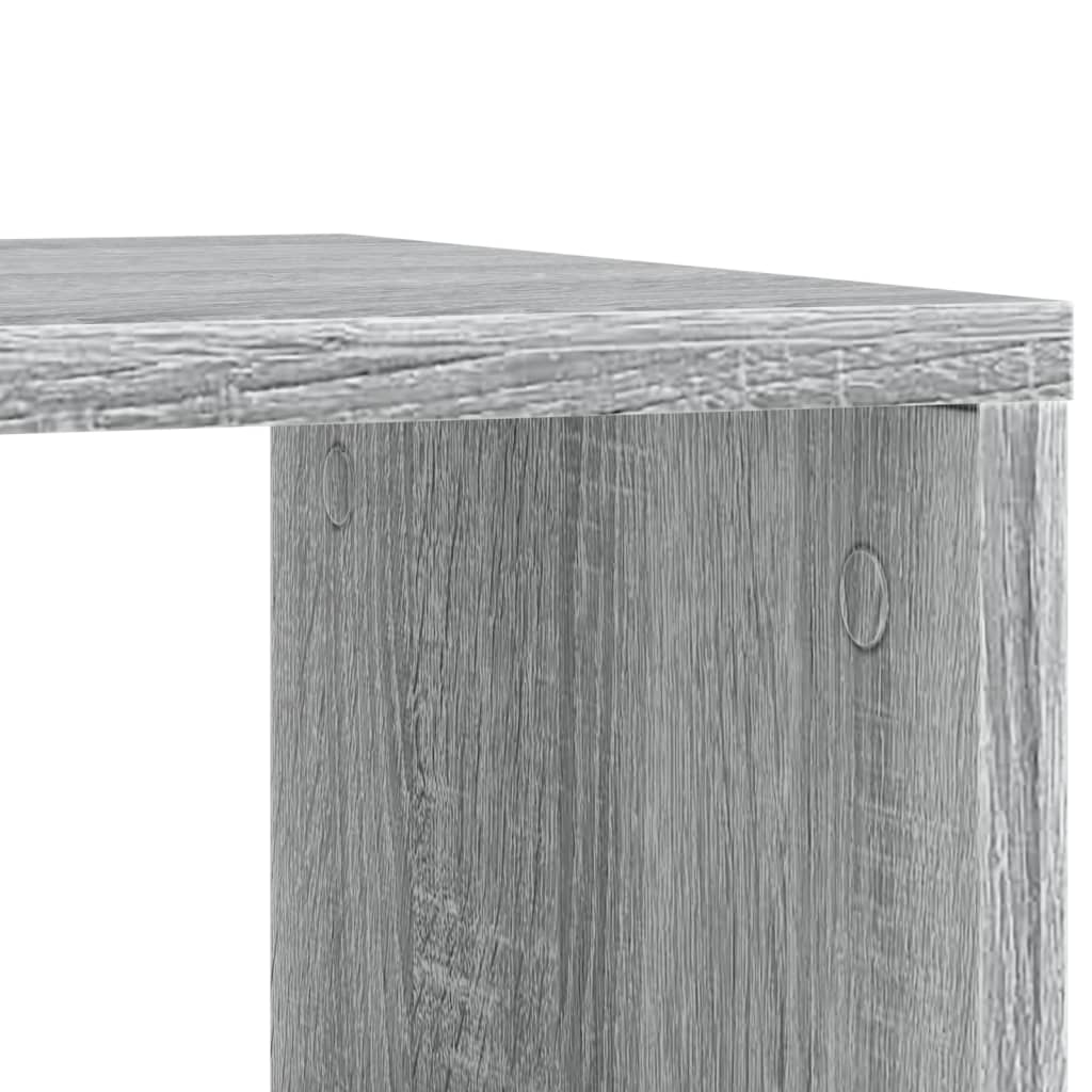 vidaXL Βοηθητικό Τραπέζι με Ρόδες Γκρι Sonoma 50x30x55 εκ Επεξ. Ξύλο