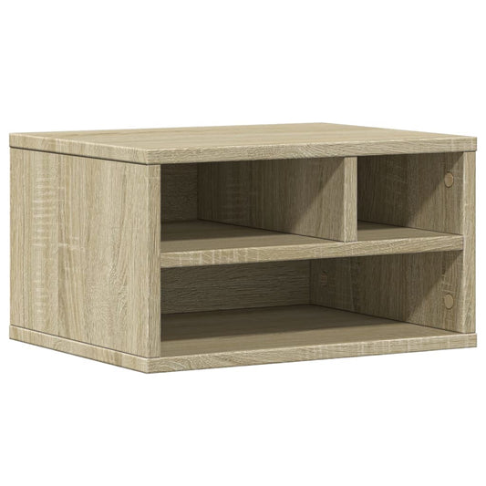 vidaXL Βάση Εκτυπωτή Sonoma Δρυς 40x32x22,5 εκ. από Επεξεργασμένο Ξύλο
