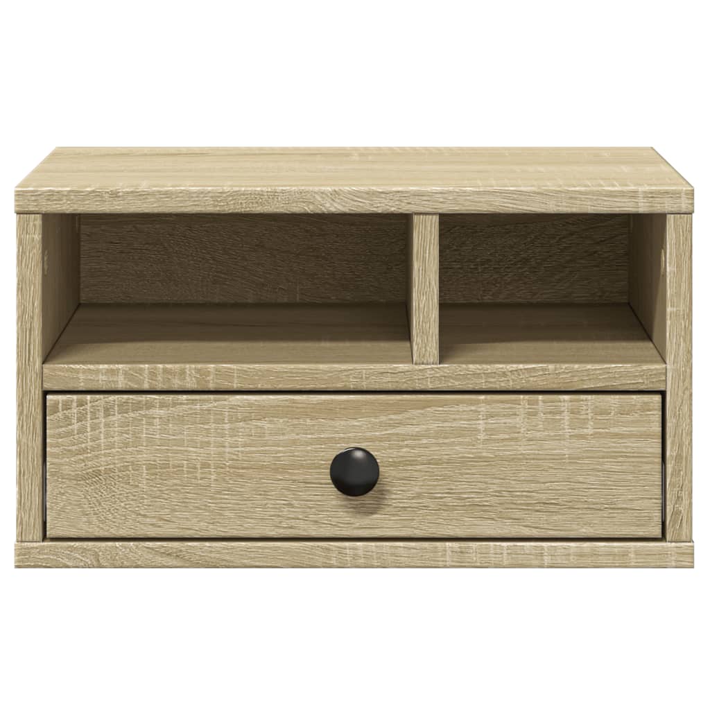 vidaXL Βάση Εκτυπωτή Sonoma Δρυς 40x32x22,5 εκ. από Επεξεργασμένο Ξύλο