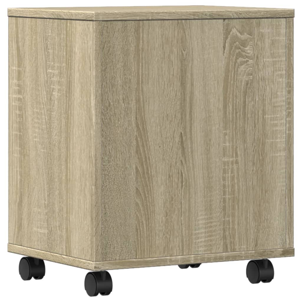 vidaXL Βάση Εκτυπωτή με Ρόδες Sonoma Δρυς 41 x 32 x 48 εκ.