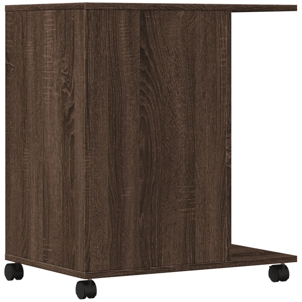 vidaXL Βάση Εκτυπωτή με Ρόδες Καφέ Δρυς 60x40x68,5 εκ.