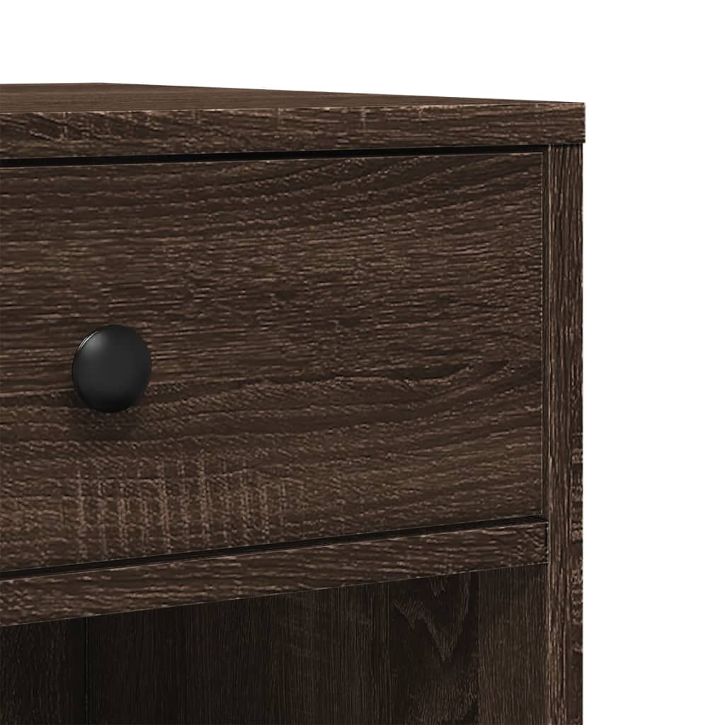 vidaXL Βάση Εκτυπωτή με Ρόδες Καφέ Δρυς 60x40x68,5 εκ.