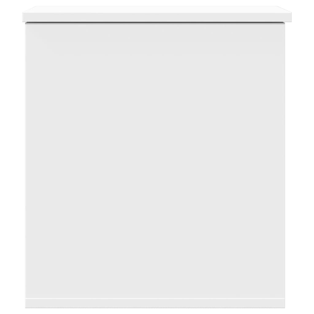 vidaXL Κουτί Αποθήκευσης Λευκό 40x42x46 εκ. Επεξεργασμένο Ξύλο