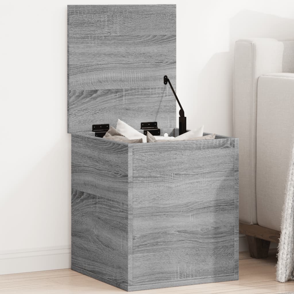 vidaXL Κουτί Αποθήκευσης Γκρι sonoma 40x42x46 εκ. Επεξεργασμένο Ξύλο