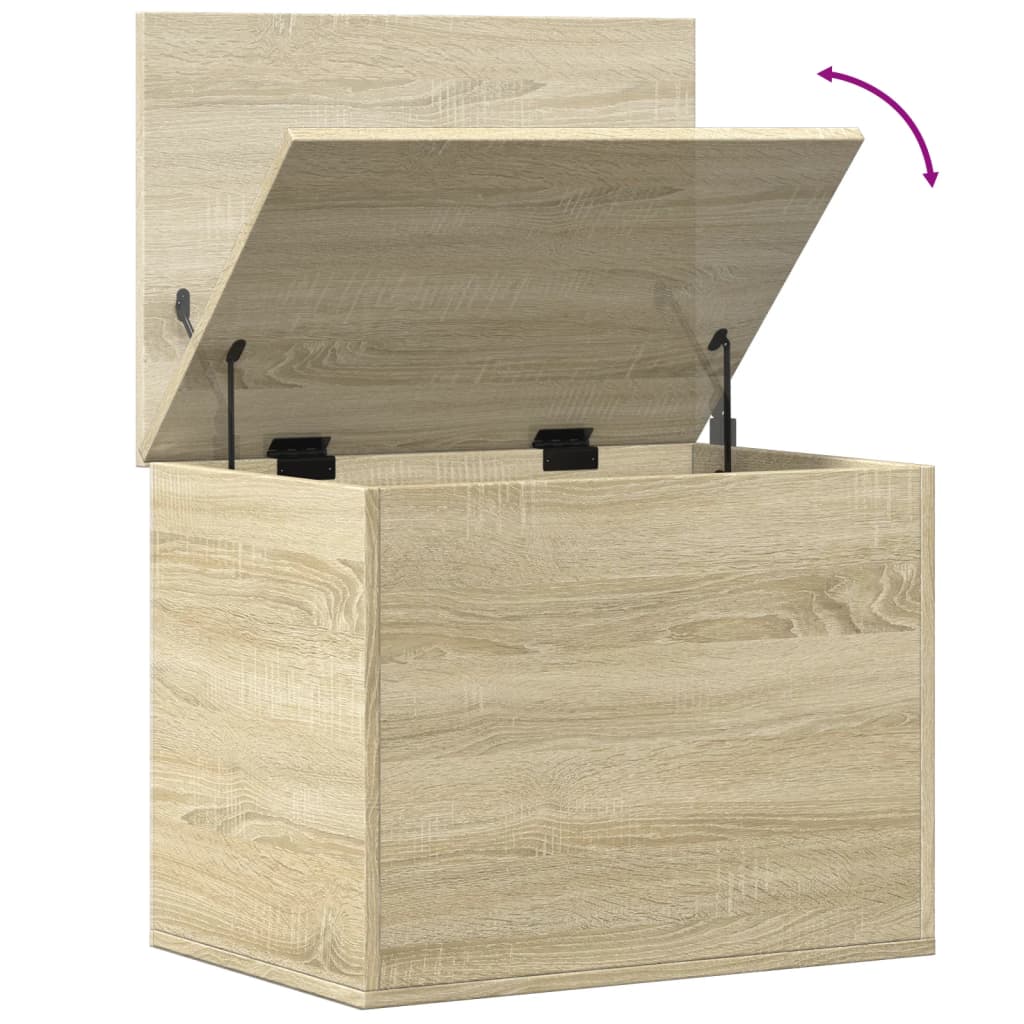 vidaXL Κουτί Αποθήκευσης Sonoma Δρυς 60x42x46 εκ. Επεξεργασμένο Ξύλο