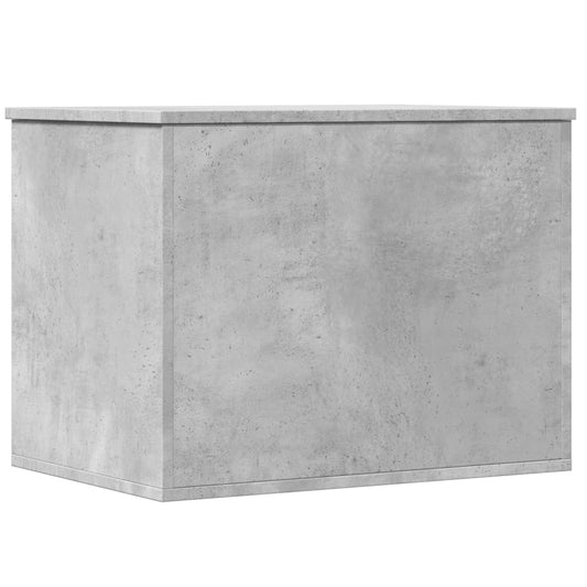 vidaXL Κουτί Αποθήκευσης Γκρι Σκυροδέματος 60x42x46 εκ. Επεξεργ. Ξύλο