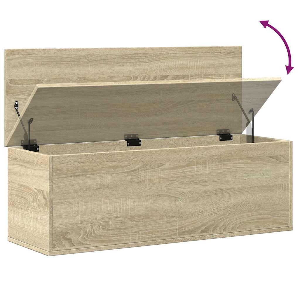 vidaXL Κουτί Αποθήκευσης Sonoma Δρυς 102x35x35 εκ. Επεξεργασμένο Ξύλο