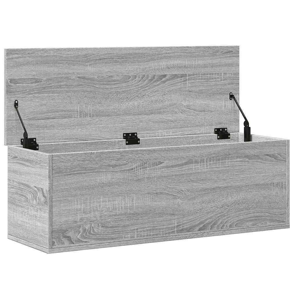 vidaXL Κουτί Αποθήκευσης Γκρι sonoma 102x35x35 εκ. Επεξεργασμένο Ξύλο