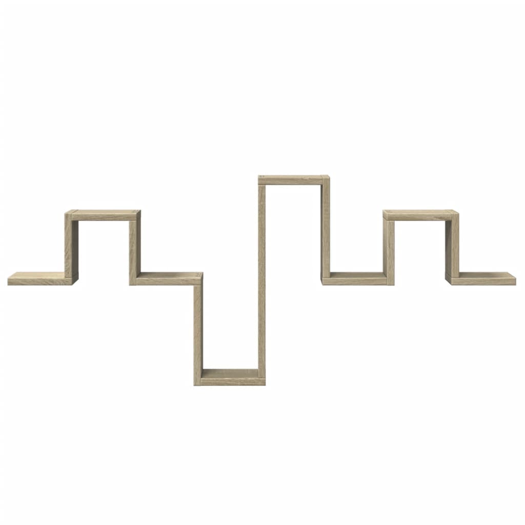 vidaXL Ράφι Τοίχου Sonoma Δρυς 104,5x10x43 εκ. από Επεξεργασμένο Ξύλο