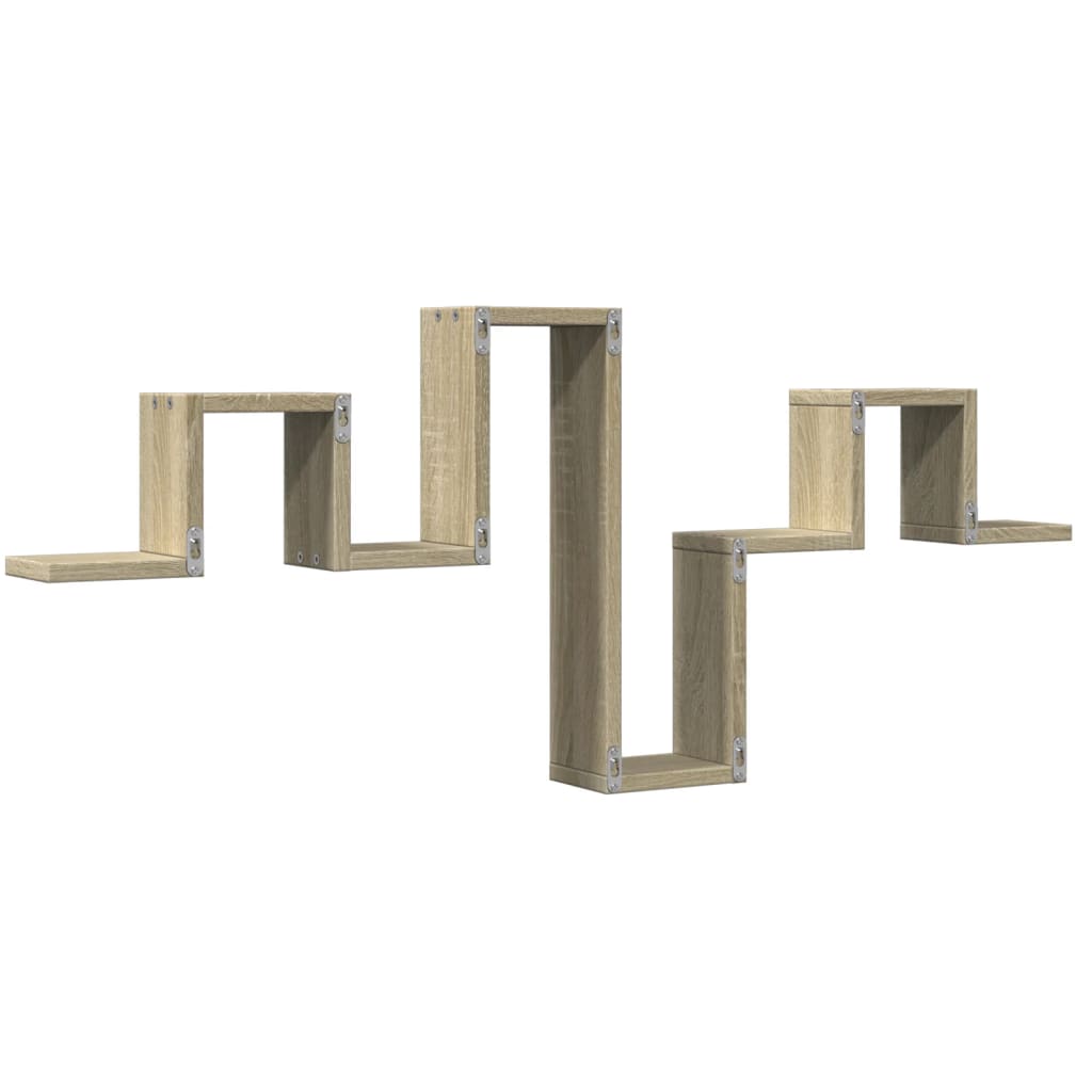 vidaXL Ράφι Τοίχου Sonoma Δρυς 104,5x10x43 εκ. από Επεξεργασμένο Ξύλο