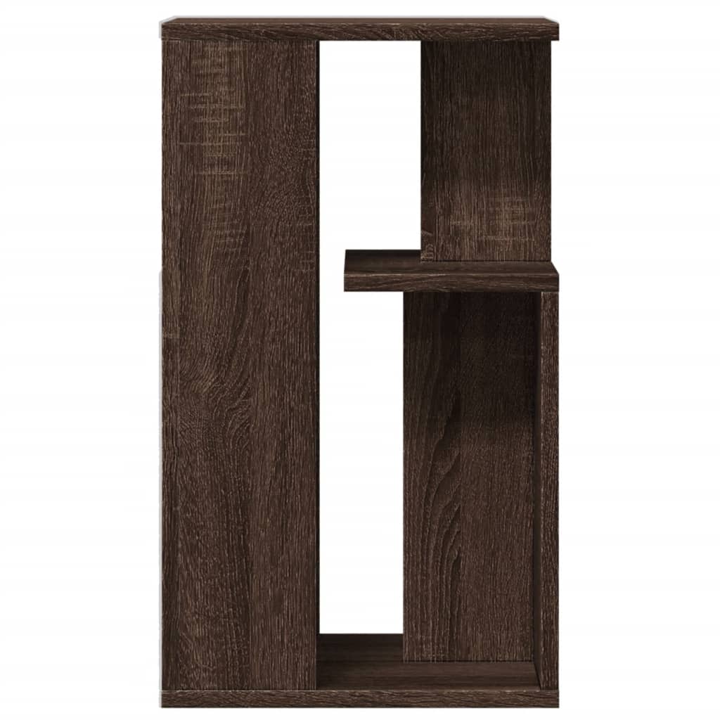 vidaXL Βοηθητικό Τραπέζι Καφέ Δρυς 35x35x60 εκ. Επεξεργασμένο Ξύλο