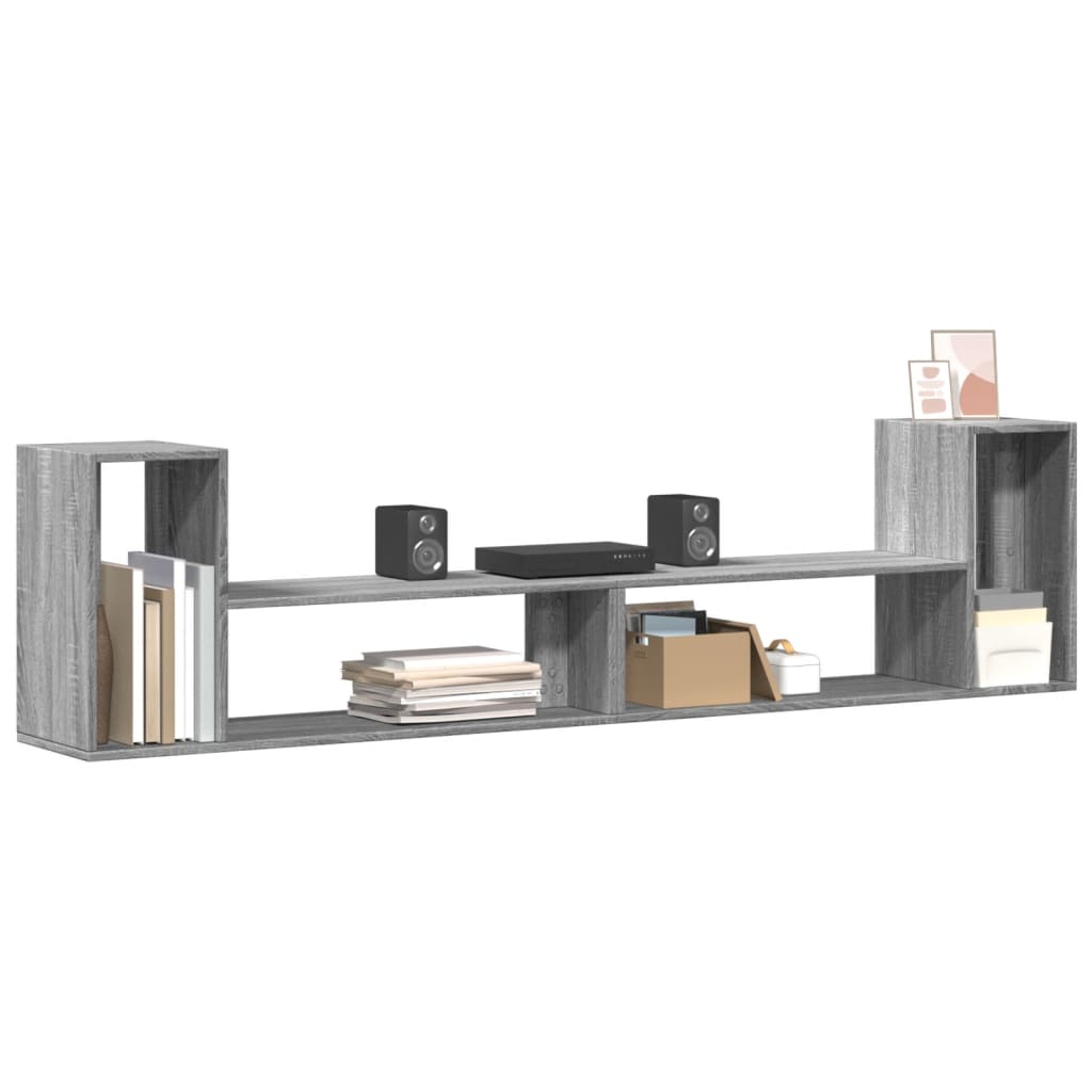 vidaXL Έπιπλα Τηλεόρασης 2 τεμ. Γκρι Sonoma 100x30x50 εκ. Επεξ. Ξύλο