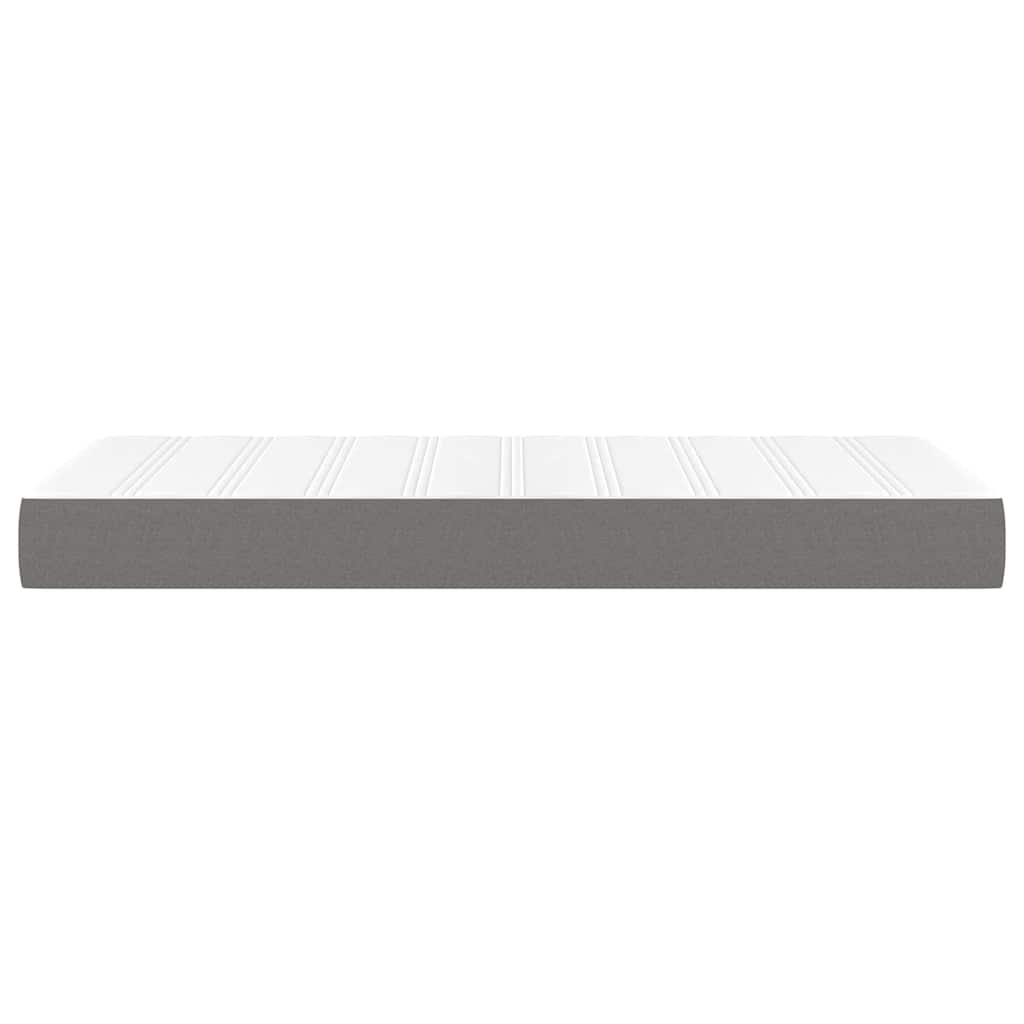 vidaXL Στρώμα με Pocket Springs Σκούρο Γκρι 120x190x20 εκ. Υφασμάτινο