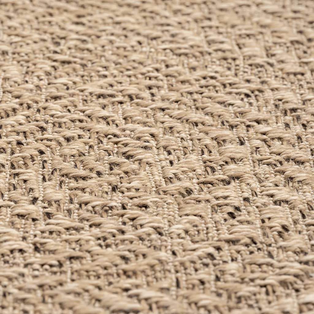 vidaXL Χαλί ZIZUR Όψη Γιούτας Εσωτ. & Εξωτ. Χώρου 200x200 εκ.