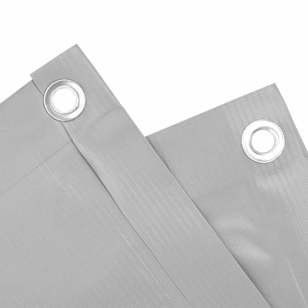 vidaXL Περίφραξη Μπαλκονιού Προστατευτική Γκρι 1000x75 εκ. από PVC